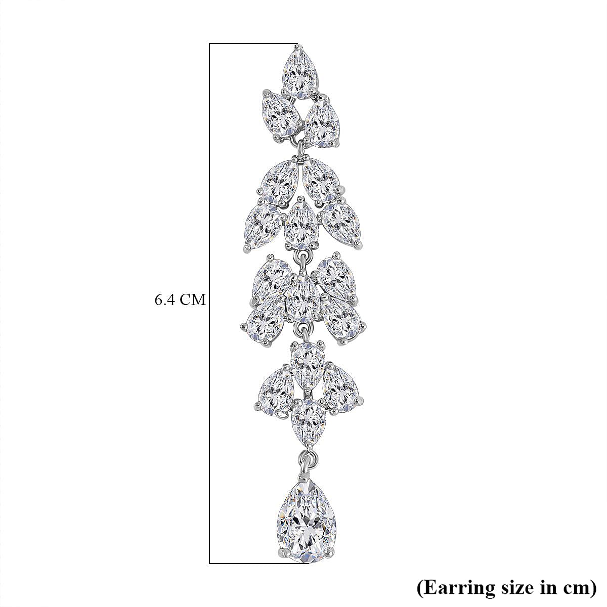 Cubic Zirconia Dangle Earrings 7668260 4