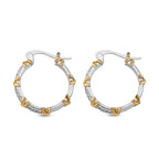 Designer Inspiration - Cubic Zirconia Criss Cross Earrings