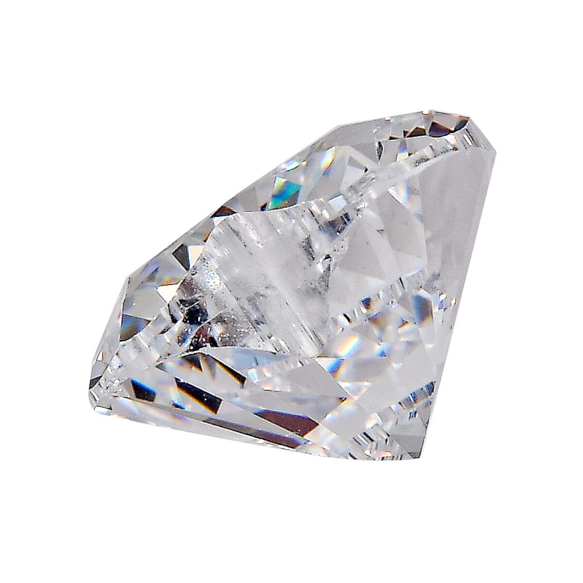Set of 3 White Cubic Zirconia Loose Gemstones in Heart Shape 10.66 Ct. (8 mm) 8071346 2