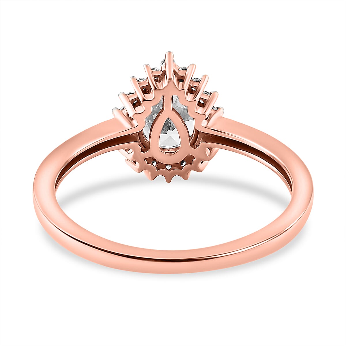 Cubic Zirconia Ring in 18K Vermeil RG Plated Sterling Silver 7665171 4