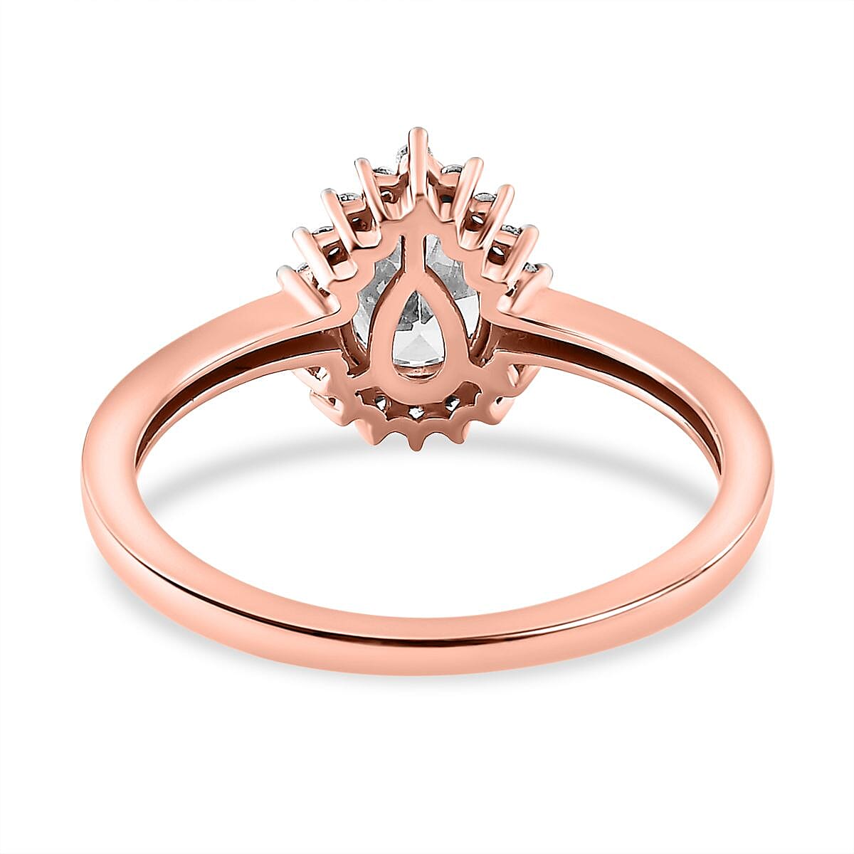 Cubic Zirconia Ring in 18K Vermeil RG Plated Sterling Silver 7665177 5