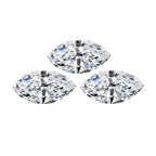 White Cubic Zirconia Marquee Gemstone 0.62 Ct. - 5x2.5 mm