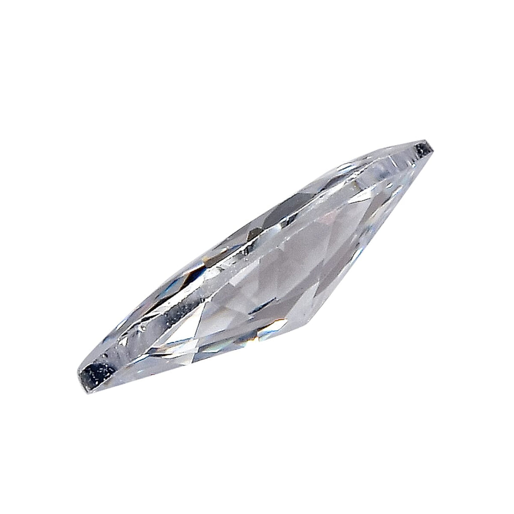 White Cubic Zirconia Marquee Gemstone 1.32 Ct. - 7x3.5 mm