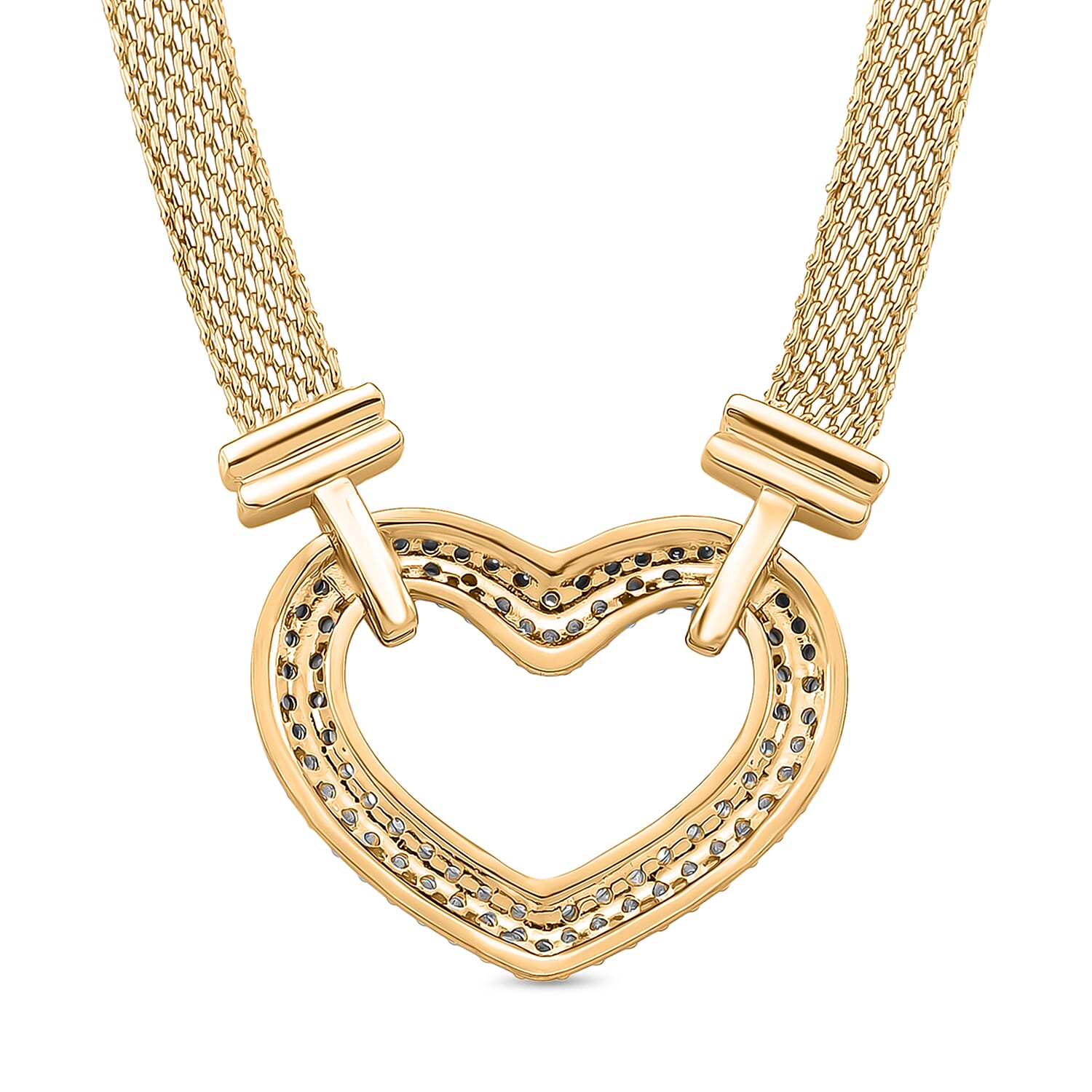 Designer Inspired- White Cubic Zirconia Necklace (Size - 20 - 2 Ext) 8164019 4