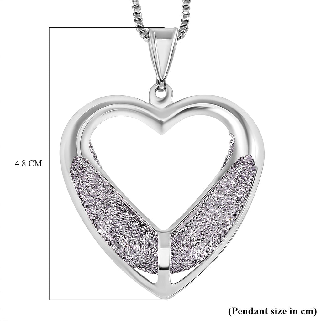 NY Close Out - Star Light White Cubic Zirconia Necklace (Size - 20-2 EXT) 2.40 ct