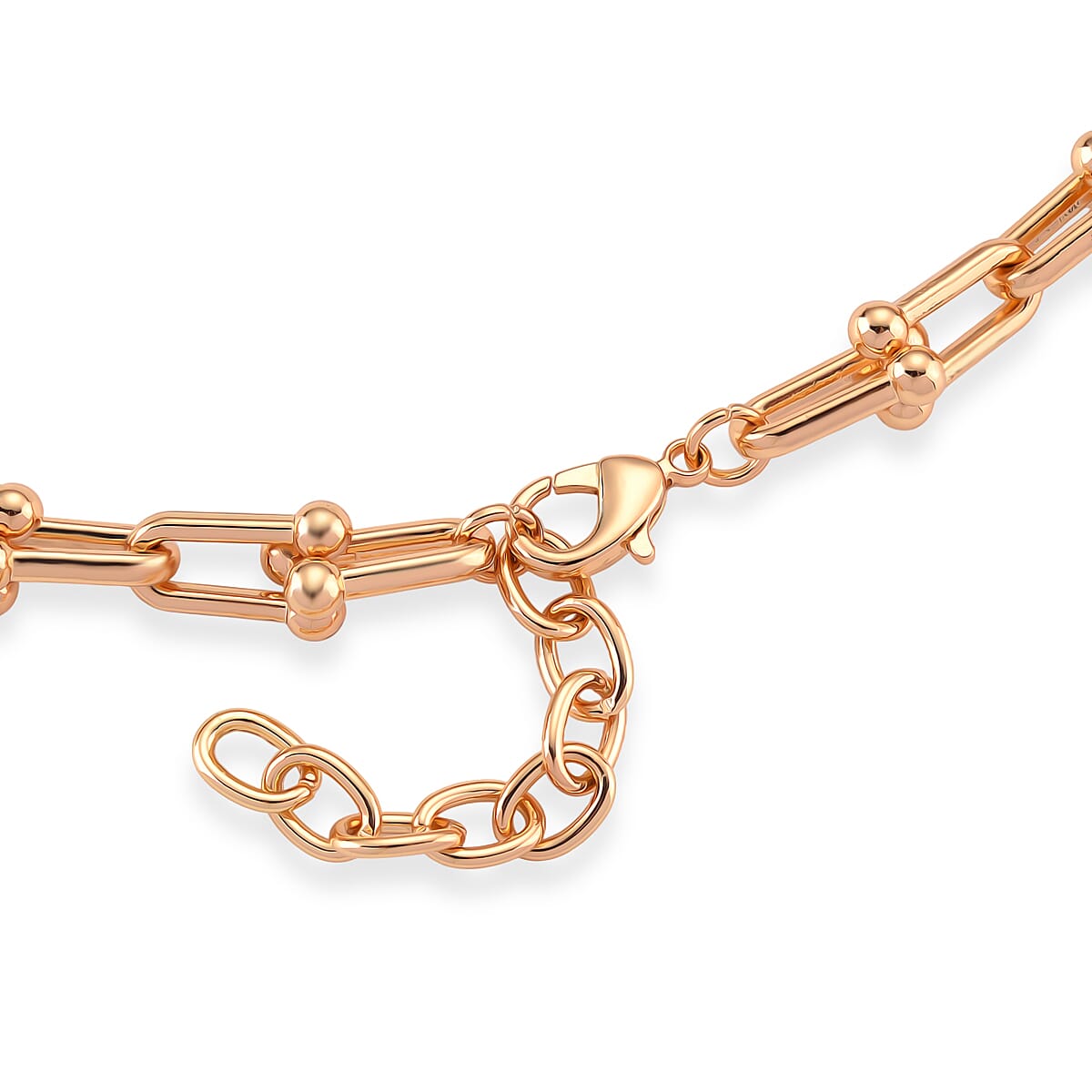 Designer Inspired  - White Cubic Zirconia Industrial Necklace (Size - 20) 8160759 5