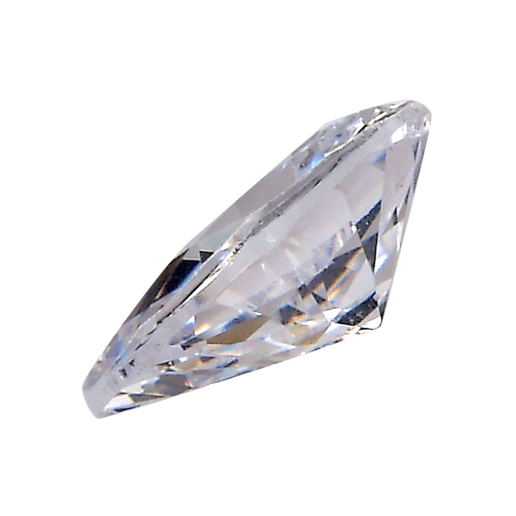 White Cubic Zirconia Pear Shape Gemstone 1.49 Ct. - 6x4 mm