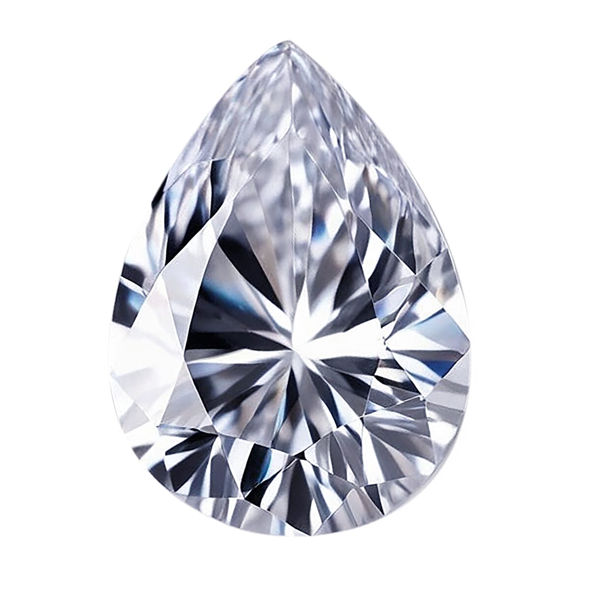 1.82 Ct. White Cubic Zirconia Loose Gemstone in Pear Shape (8x6 mm) 8071352 0