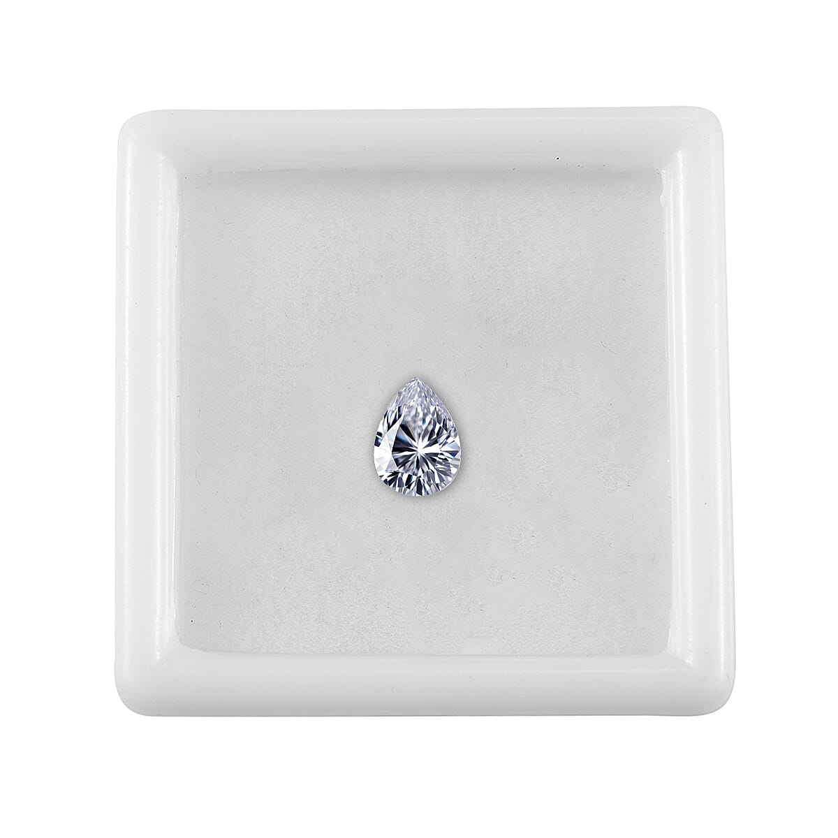 1.82 Ct. White Cubic Zirconia Loose Gemstone in Pear Shape (8x6 mm) 8071352 3