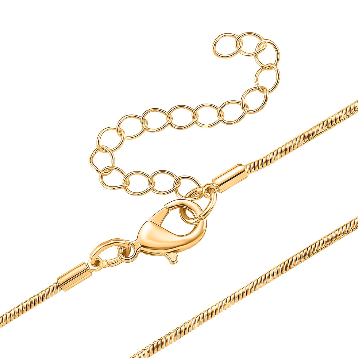 Cloeout Deal - White Cubic Zirconia Curb Pendant with Chain (Size - 20 - 2 Ext) 4388916 5