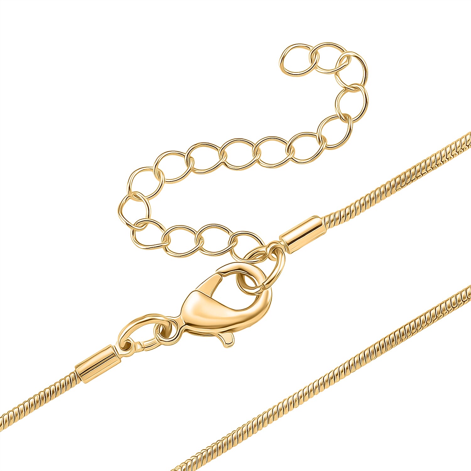 Cloeout Deal - White Cubic Zirconia Curb Pendant with Chain (Size - 20 - 2 Ext) 4388916 5