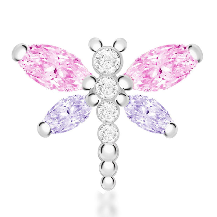 Drag Fly Pendant in Sterling Silver Cubic Zirconia 7753833 1