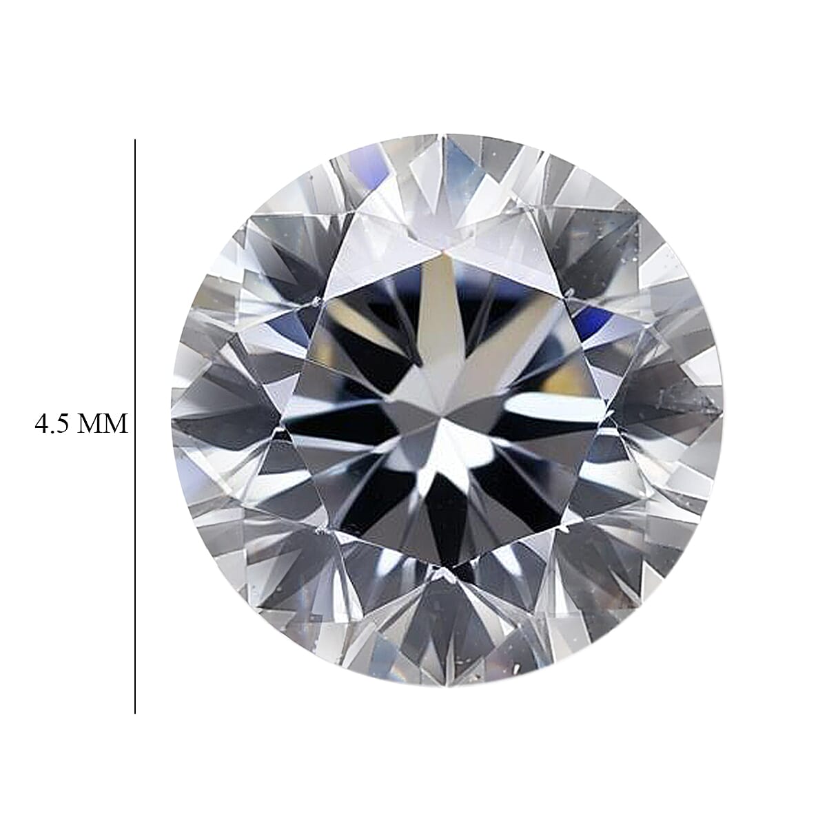 Set of 3 White Cubic Zirconia Loose Gemstones in Round Shape 1.95 Ct. (4.5 mm) 8071353 5
