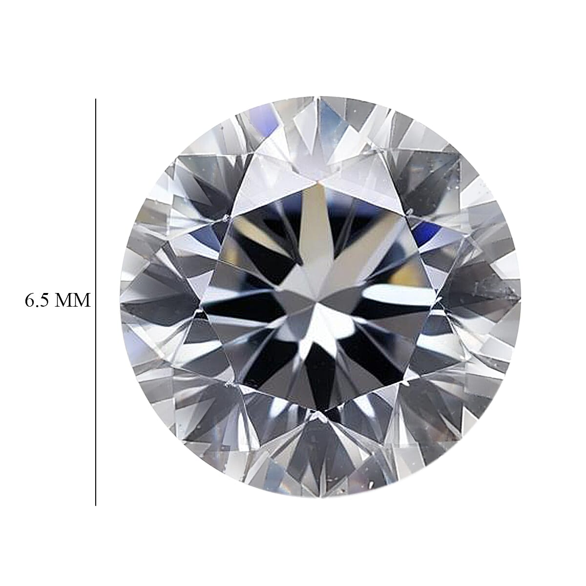 1.7 Ct. White Cubic Zirconia Loose Gemstone in Round Shape (6.5 mm) 8071354 4