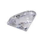 White Cubic Zirconia Round Shape Gemstone 3.35 Ct. - 8 mm