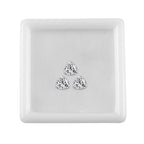 White Cubic Zirconia Trillion Gemstone 2.32 Ct. - 5 mm