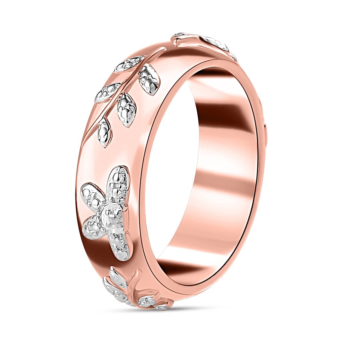 Diamond Floral Band Ring 7800723 3