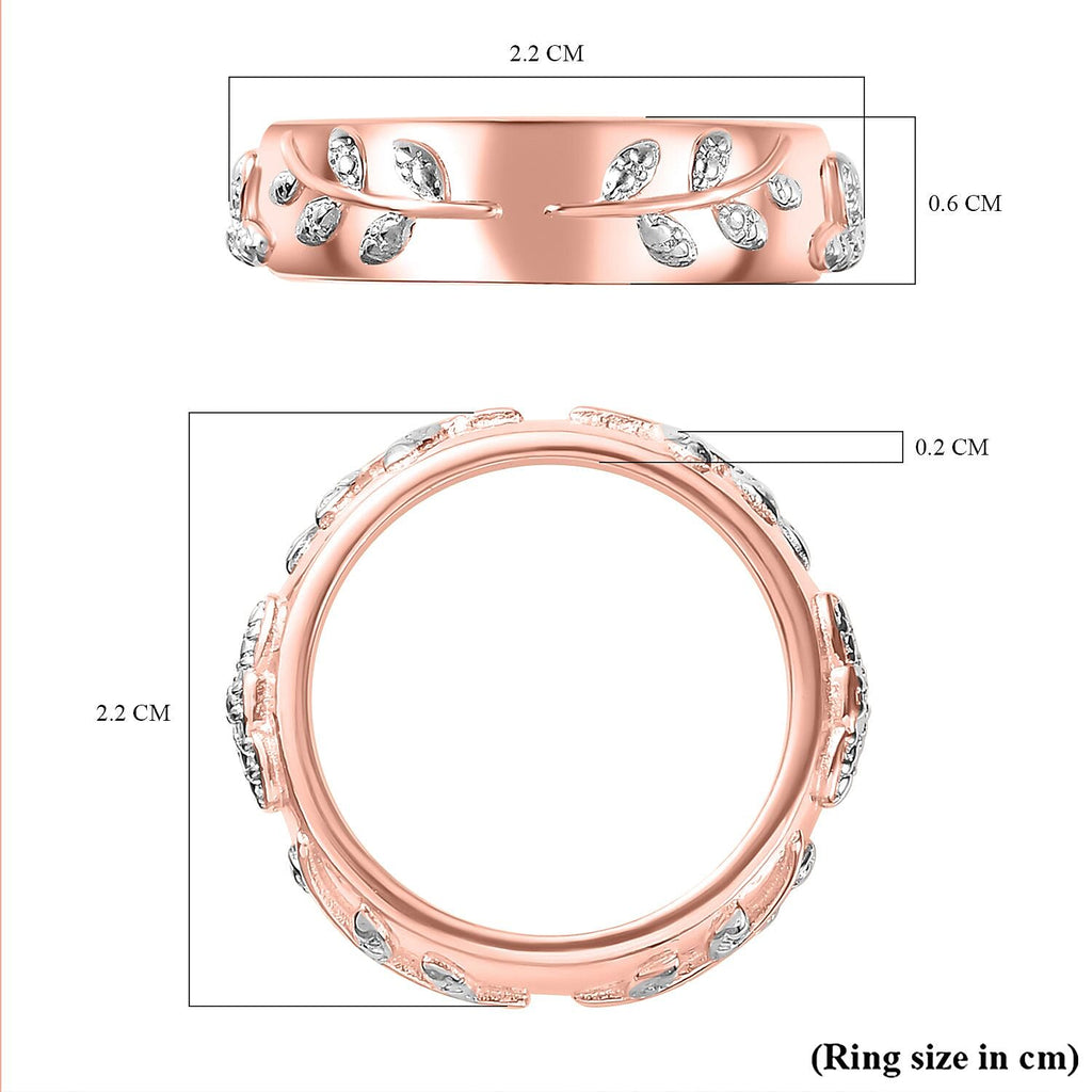Diamond Floral Band Ring