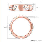 Diamond Floral Band Ring