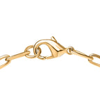 Designer Inspired - Diamond Station Bracelet With Lobaster Clasp Yellow Gold Plated (Size - 7.5)