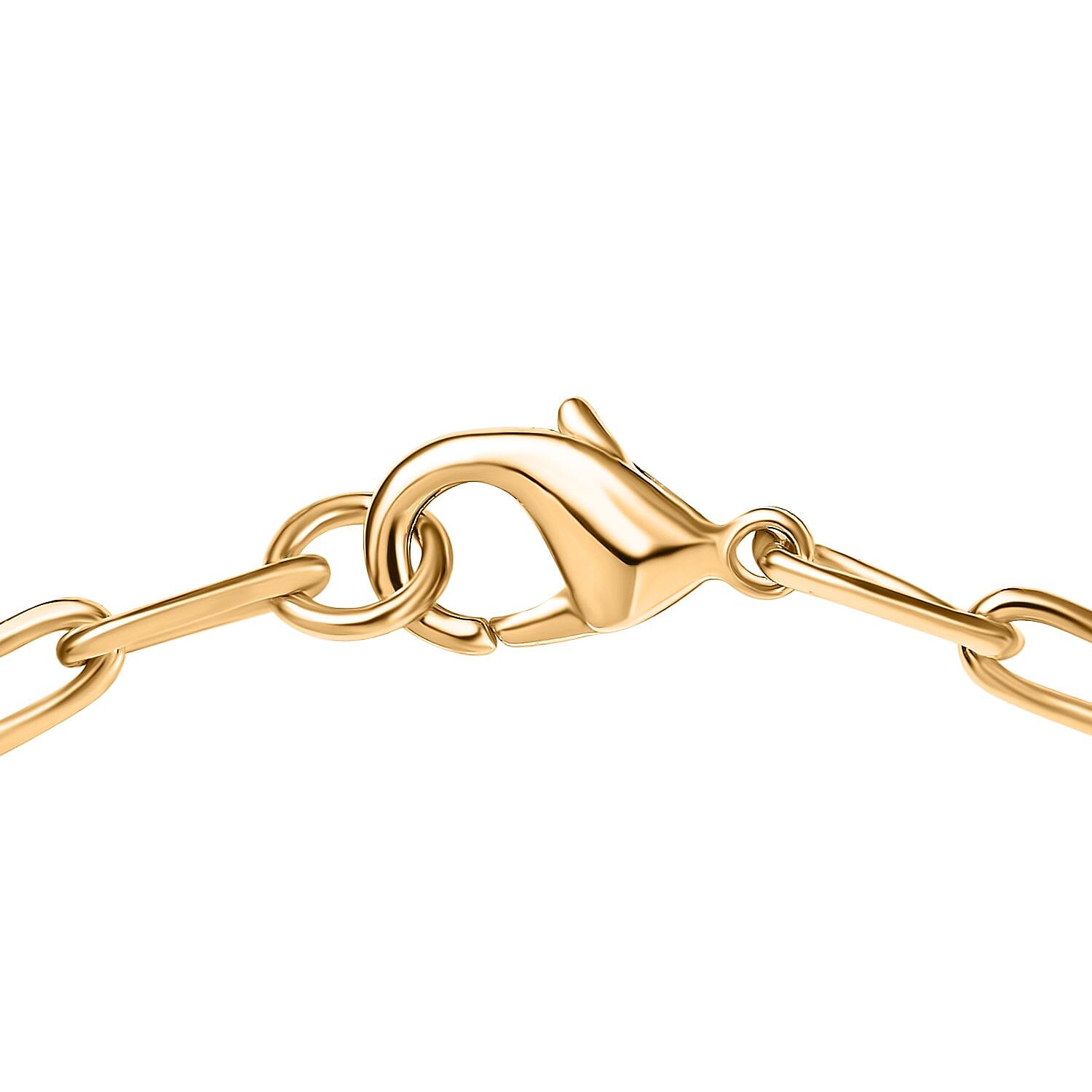Designer Inspired - Diamond Station Bracelet With Lobaster Clasp Yellow Gold Plated (Size - 7.5) 7811822 5