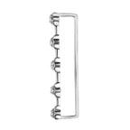 Diamond Watch Charm in Platinum Overlay Sterling Silver