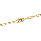 Designer Inspired- Diamond Station Necklace With Lobaster Clasp  (Size - 18)
