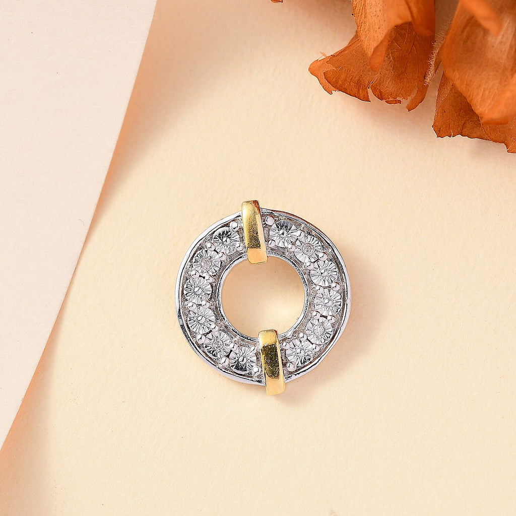 Designer Close Out - Natural White Diamond Pendant