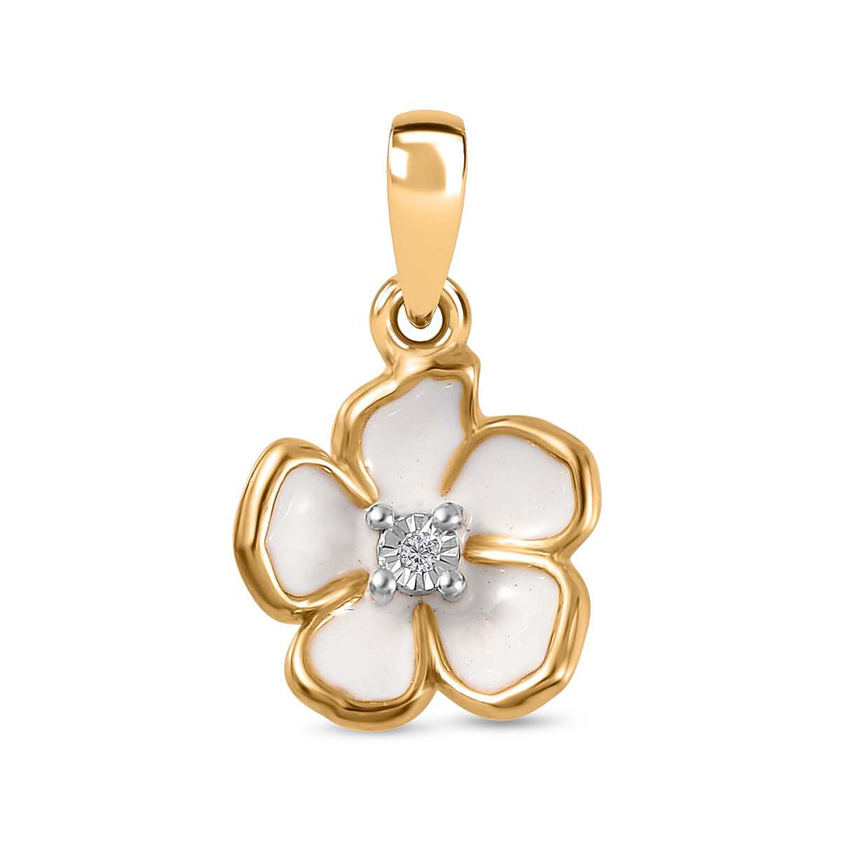 Designer Inspired- Diamond Pendant in Sterling Silver 7727687 0
