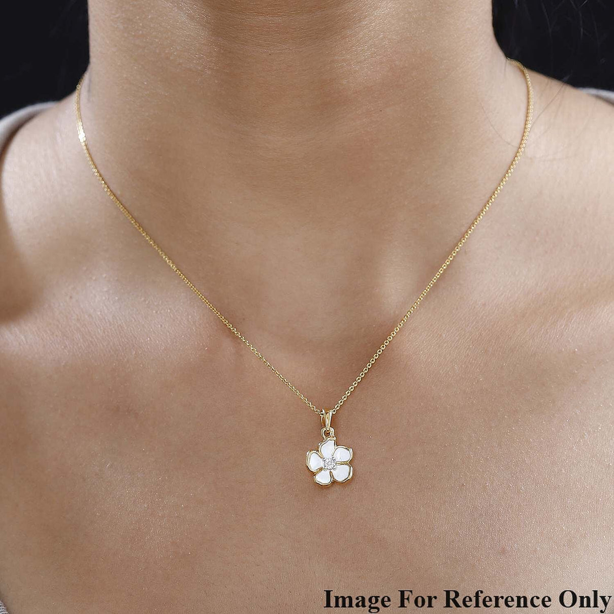 Designer Inspired- Diamond Pendant in Sterling Silver 7727687 3