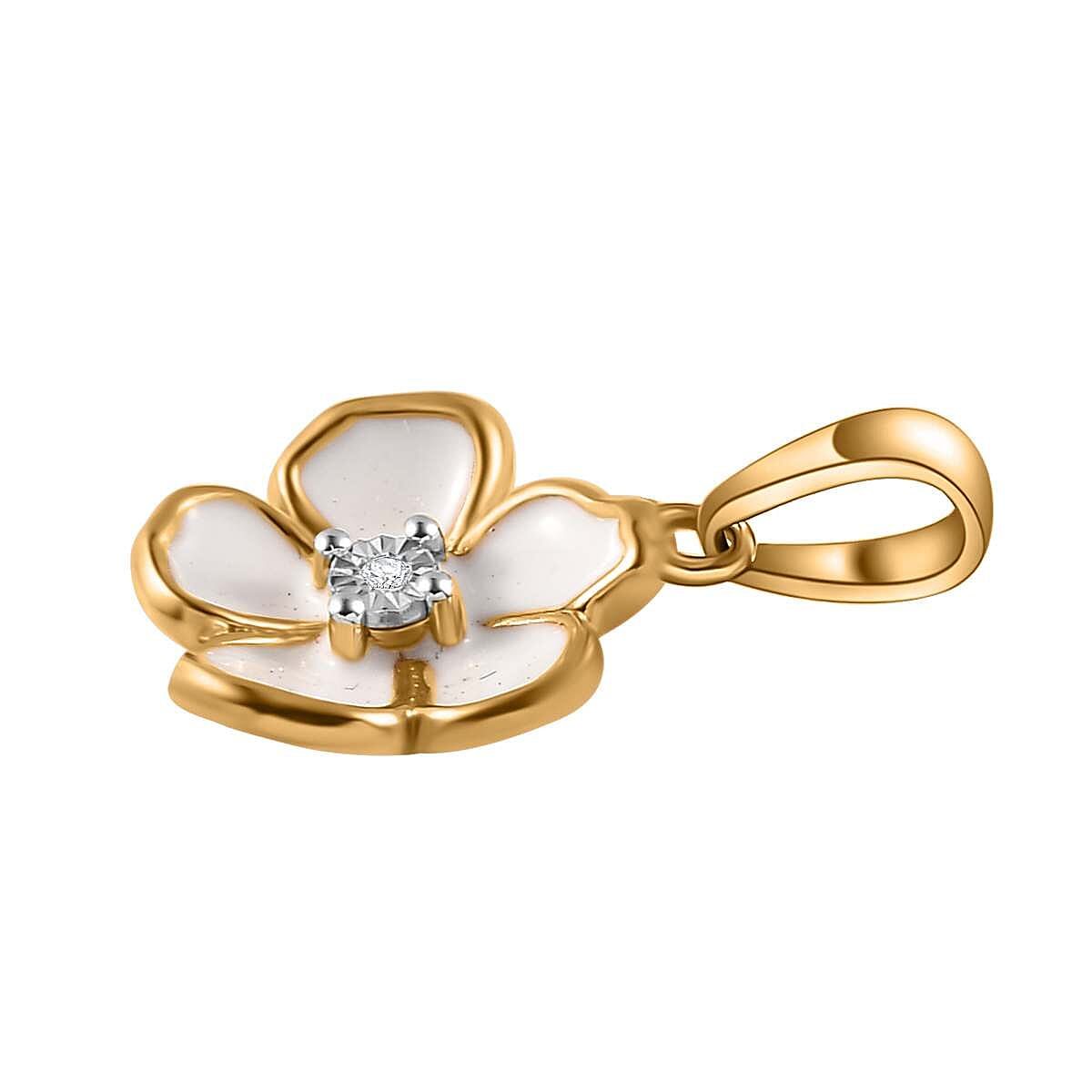 Designer Inspired- Diamond Pendant in Sterling Silver 7727687 4