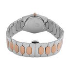 William Hunt Swiss Movement Diamond Studded Ladies Watch with Rose Dial and Rose Gold Tone