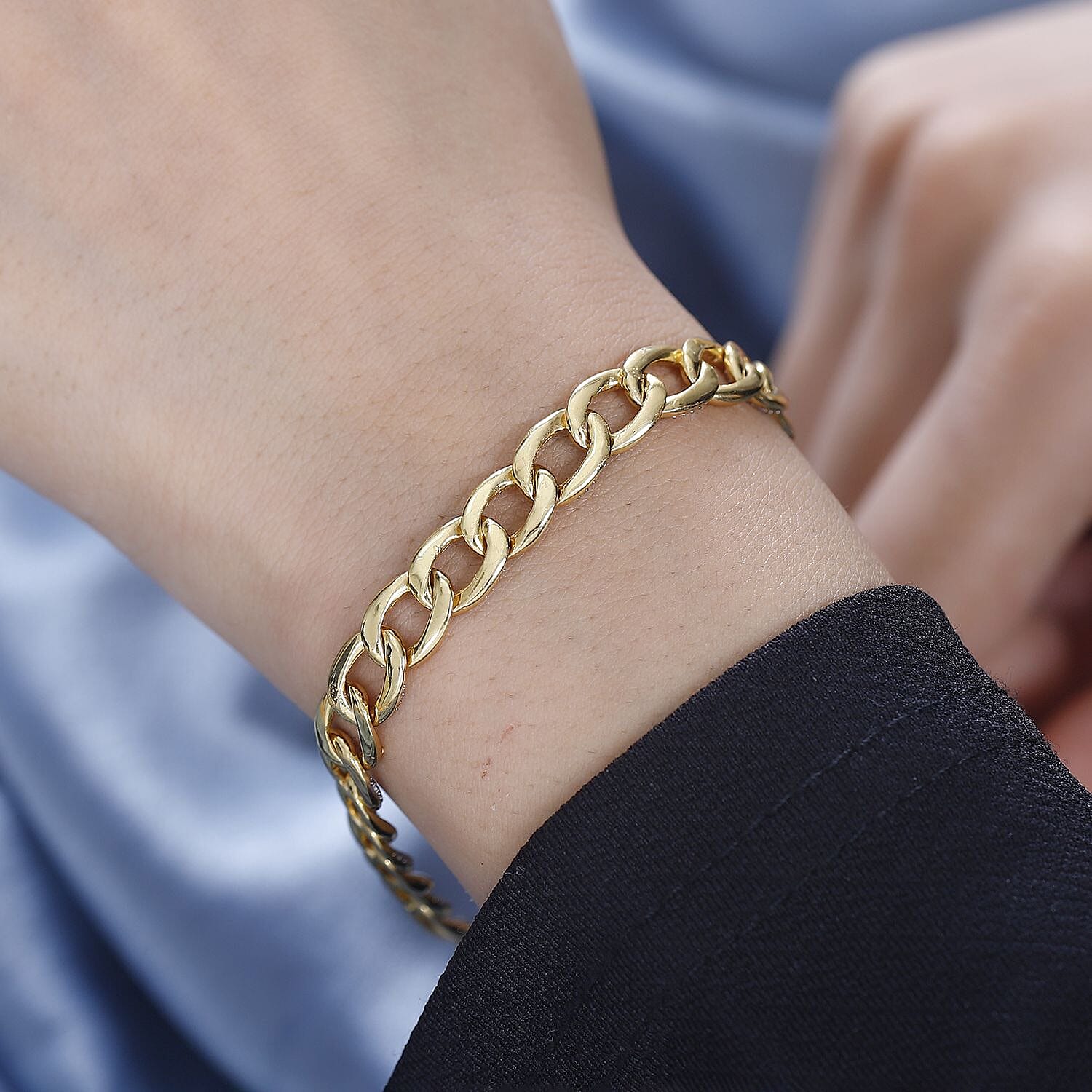 Diamond Curb Chain Bracelet (Size - 7.5) 7791537 2