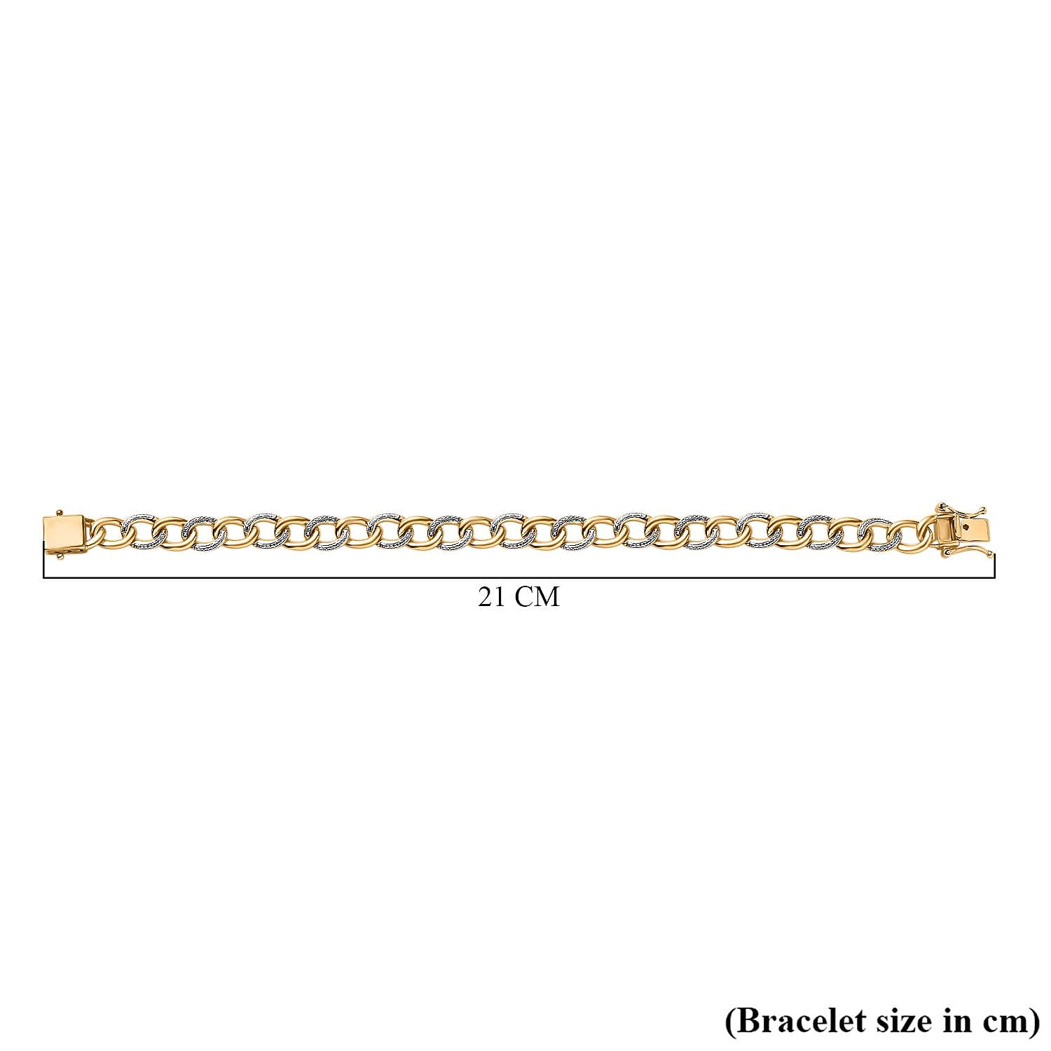Diamond Curb Chain Bracelet (Size - 7.5) 7791537 4