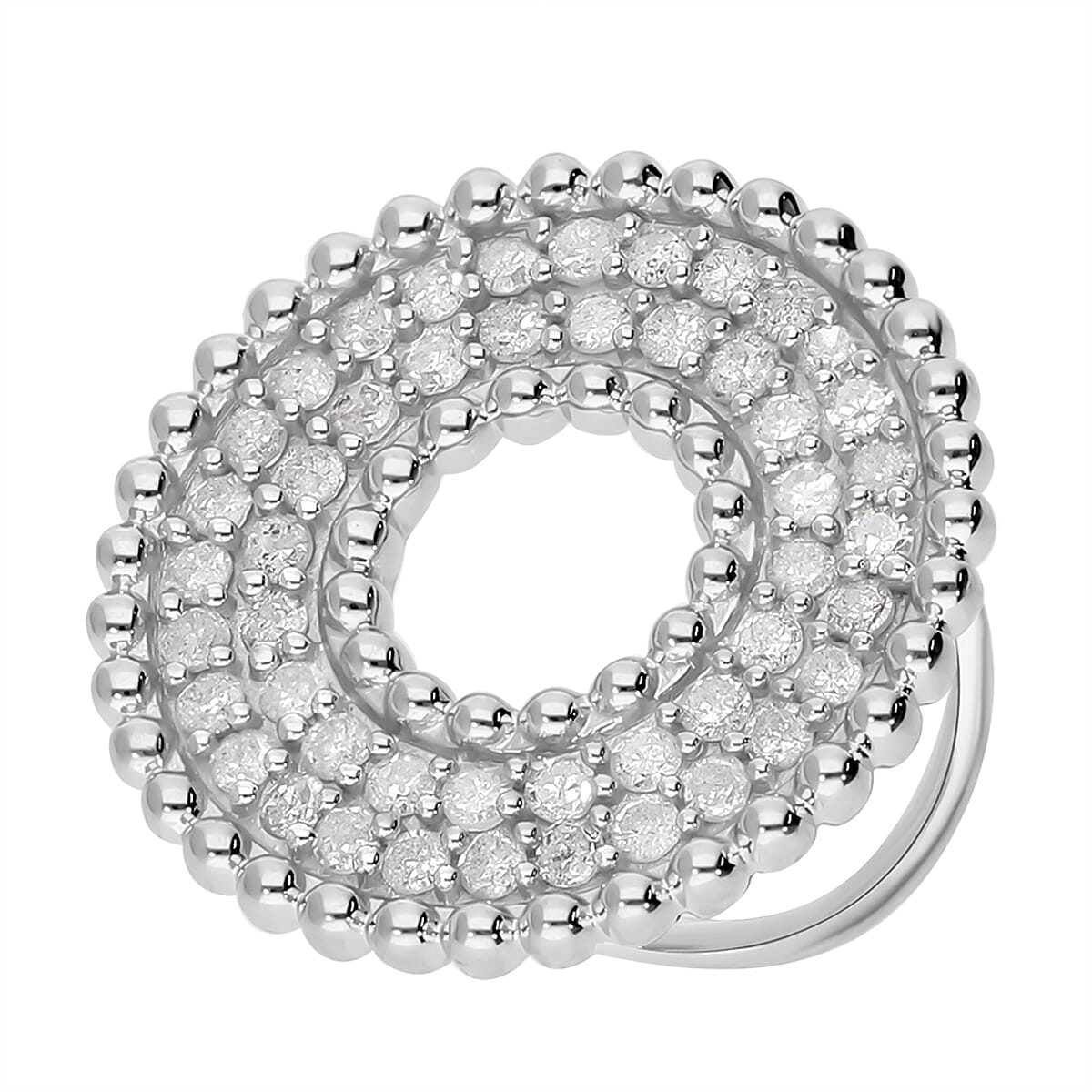 Diamond Eternity Pendant in Platinum Overlay Sterling Silver 7730034 3