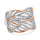 Criss Cross Diamond Rings