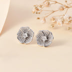 Designer Inspired- Diamond Stud Earrings With Push Back