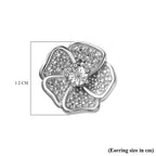 Designer Inspired- Diamond Stud Earrings With Push Back