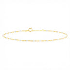 9K Yellow Gold  Bracelet (Size - 7),  Gold Wt. 0.32 Gms