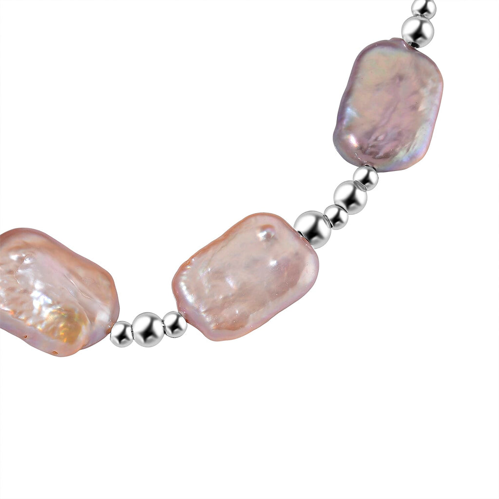 Purple Keshi Pearl Bolo Bracelet (Size 6-9 Adjustable)