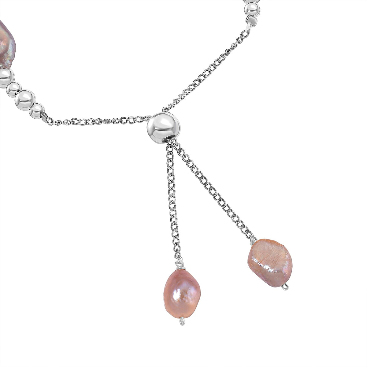 Purple Keshi Pearl Bolo Bracelet (Size 6-9 Adjustable) 8183228 4