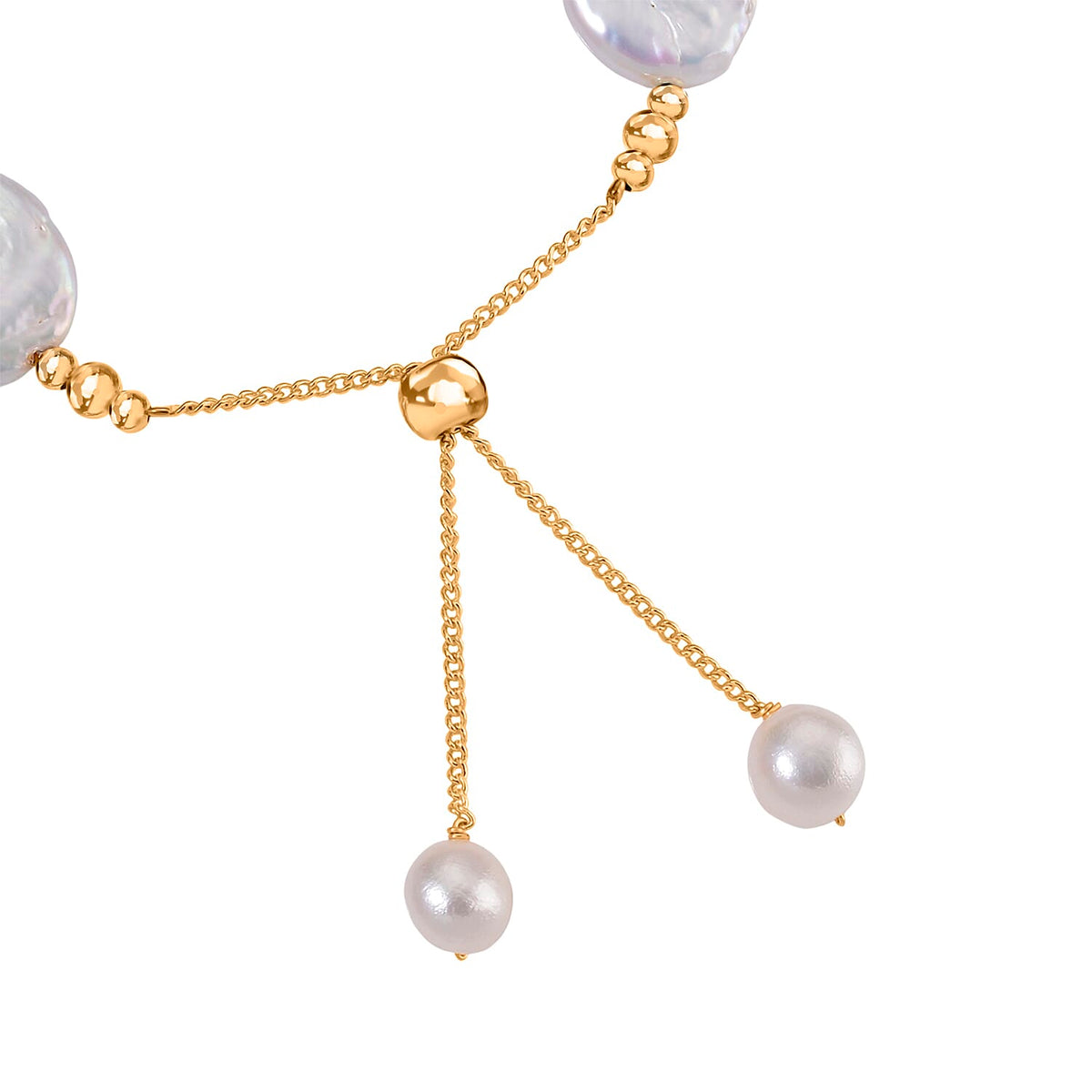 White Fresh Water Pearl Bracelet (Size 6-9 Inch Adjustable) 8183225 4