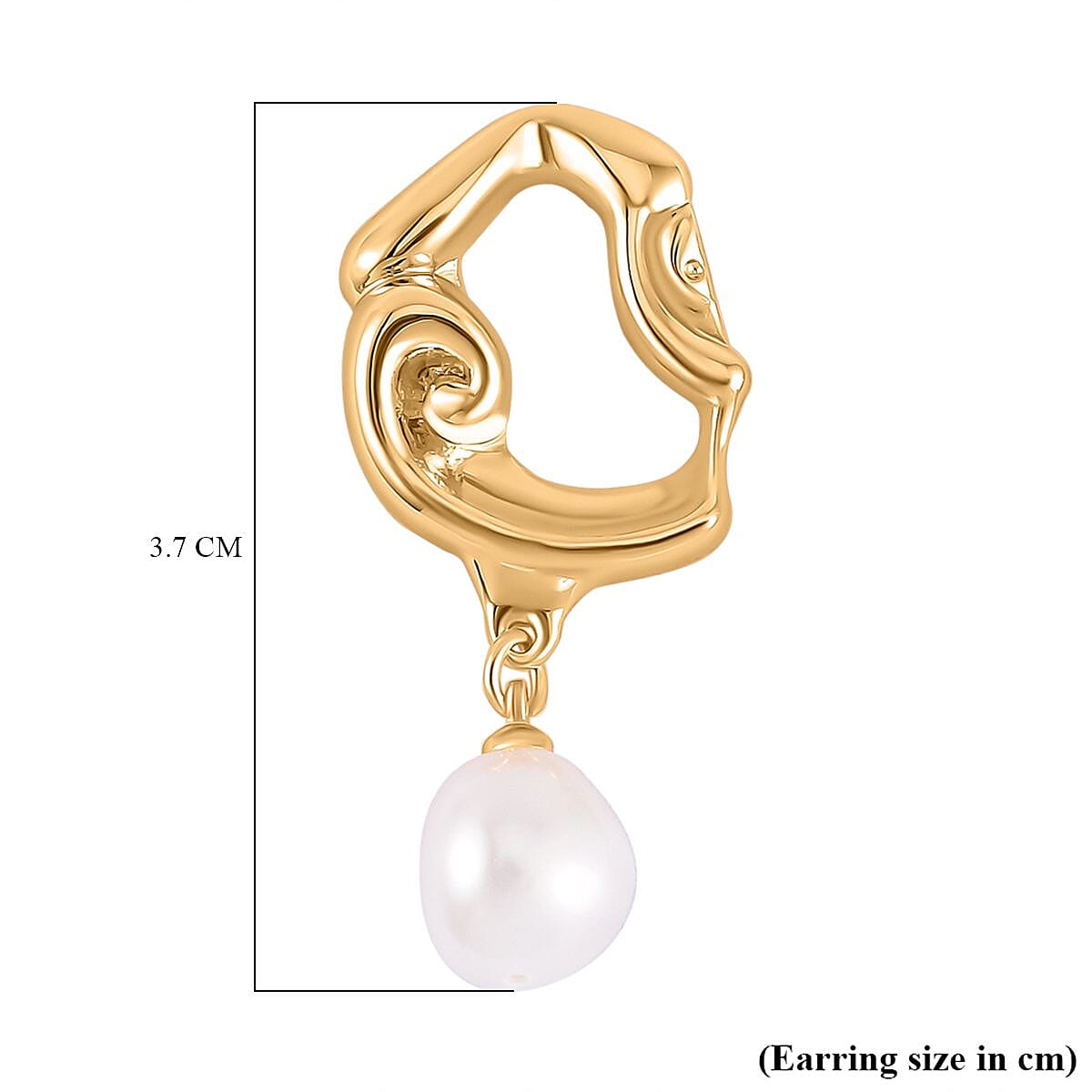 White Fresh Water Pearl Earrings 7601237 6