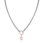 Freshwater Pearl Necklace (Size - 20) - White
