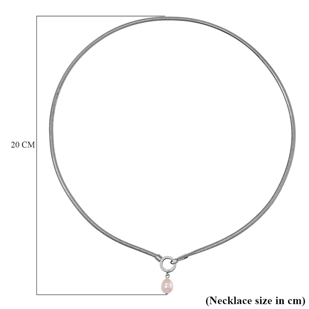 Freshwater Pearl Necklace (Size - 20) - White 7834710 5
