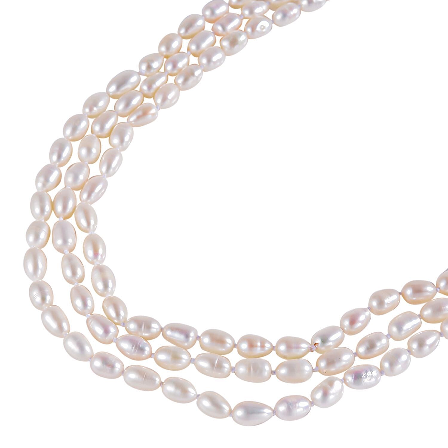 Legacy Pearls Collection - High Lustre White Pearl 60 Inch Necklace 7591377 2