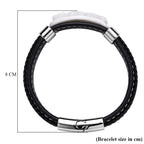 Natural Type A - White Jade Beads Bracelet (Size 8) in Rhodium Plated 90.00 Ct.