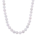 Natural Type A Jadeite Necklace (Size - 20) With Sterling Silver Magnetic Clasp 660.0 Ct.