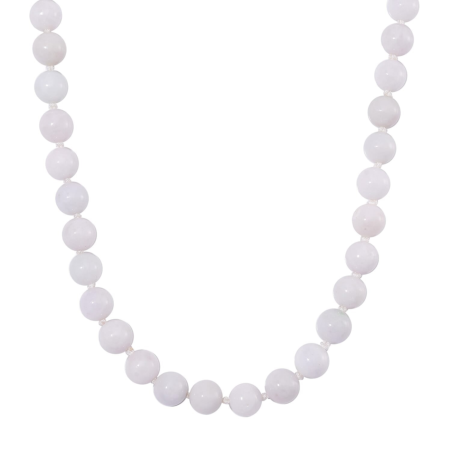 Natural Type A Jadeite Necklace (Size - 20) With Sterling Silver Magnetic Clasp 660.0 Ct. 7929620 2