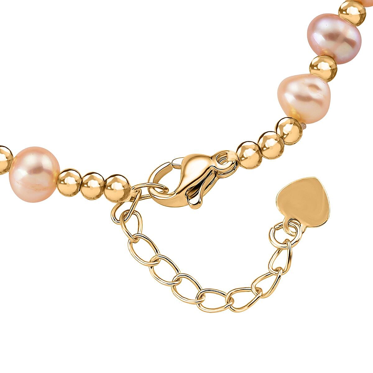 White Keshi Pearl &amp; Multi Color Fresh Water Pearl Bracelet 8199353 4